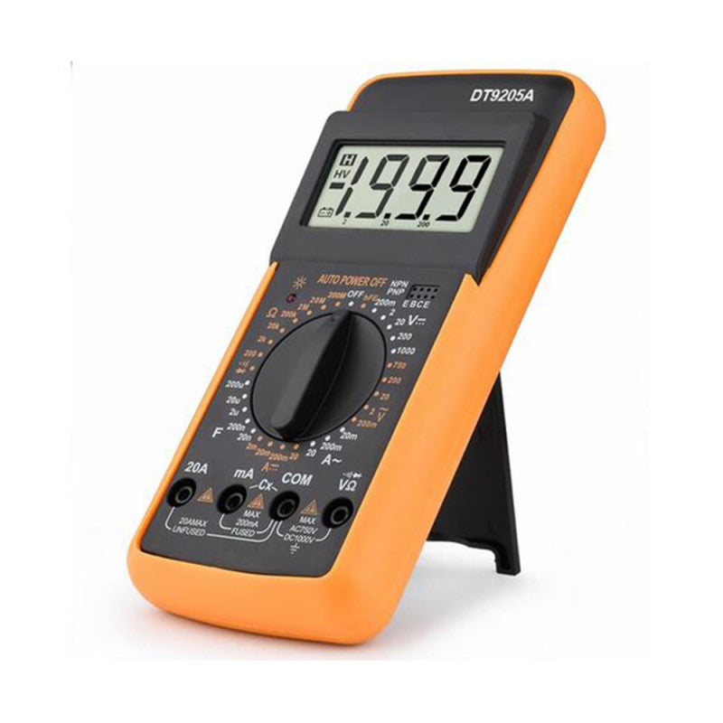 Multimetro digitale DT9205A con protezione da sovraccarico - immagine 2
