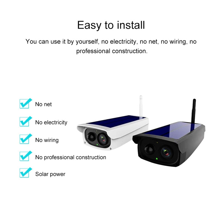Telecamera IP solare VESAFE VS-Y3 Full HD 1080P per esterni - immagine 3