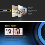 Telecamera IP PoE 2MP Full HD con zoom 4x e obiettivo 2,8-12 mm - immagine 6