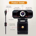 Webcam HD ESCAM PVR006 1080P USB con microfono integrato - immagine 11
