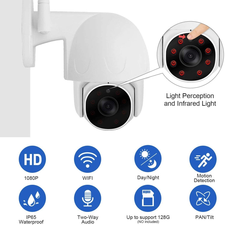Telecamera IP Tuya QX45 WiFi 1080p impermeabile IP65 - immagine 2