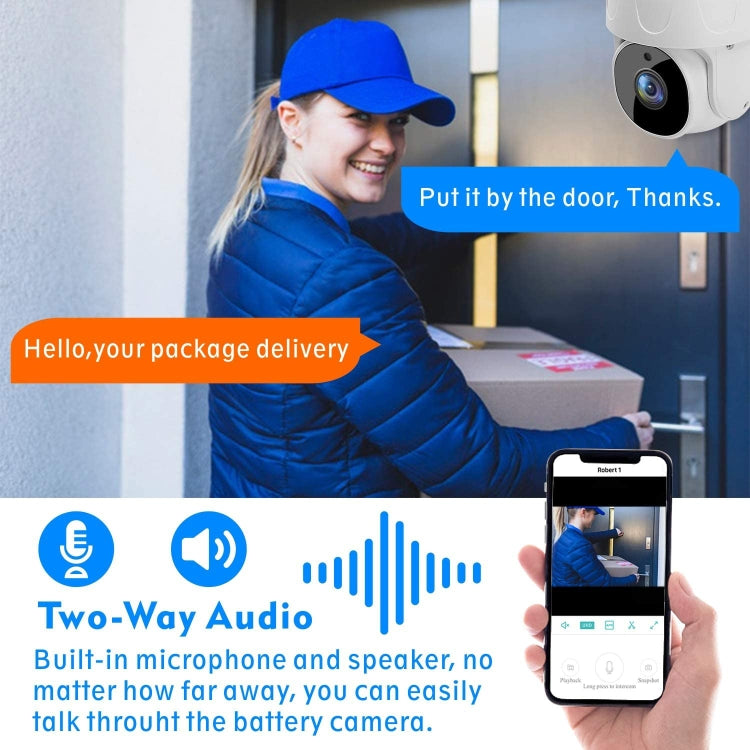 Telecamera IP Tuya QX45 WiFi 1080p impermeabile IP65 - immagine 4