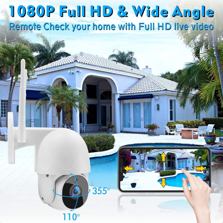 Telecamera IP Tuya QX45 WiFi 1080p impermeabile IP65 - immagine 8