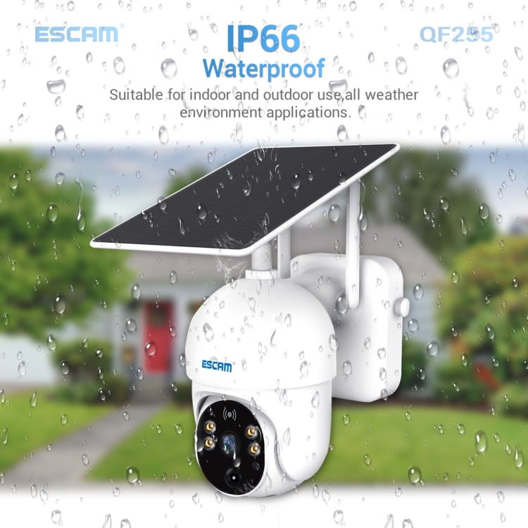 Telecamera solare WiFi ESCAM QF255 Full HD con rotazione PTZ - immagine 12
