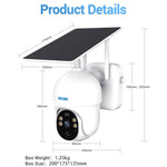 Telecamera solare WiFi ESCAM QF255 Full HD con rotazione PTZ - immagine 16