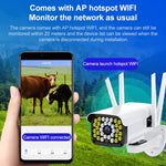 Telecamera IP PTZ WiFi da esterno con rilevamento umano - immagine 8