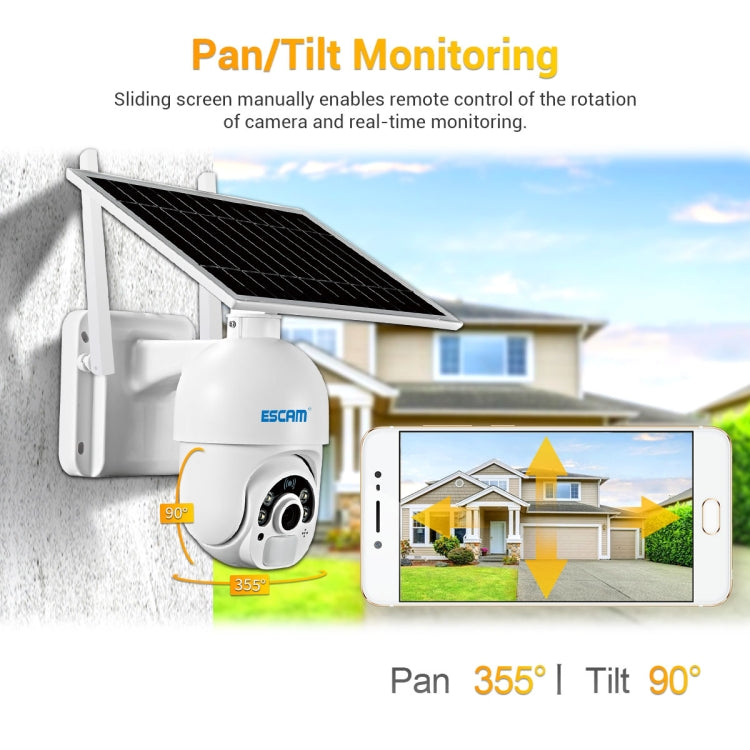 Telecamera IP solare ESCAM QF450 4G con video 1080p - immagine 5
