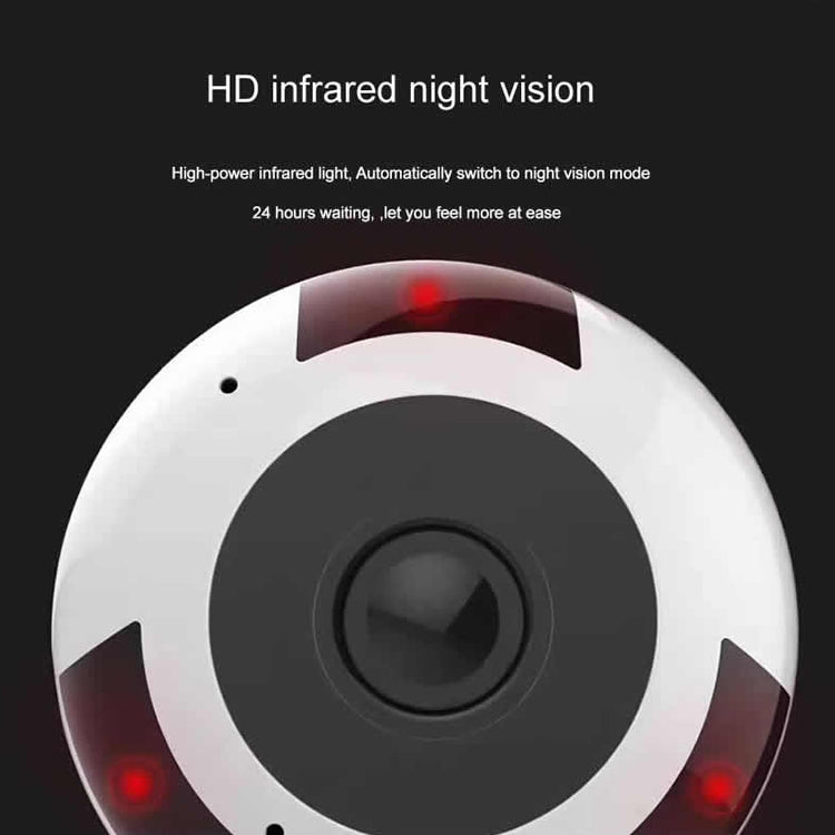 Telecamera IP WiFi MN003 panoramica 360° HD 960P - immagine 10