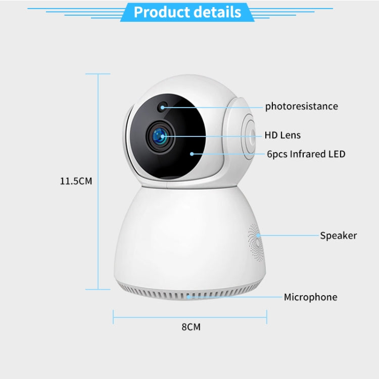 Telecamera IP WiFi YT24 3 MP pan-tilt con audio bidirezionale - immagine 11