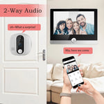 Campanello WiFi 4,3 pollici 1080P con rilevamento movimento PIR