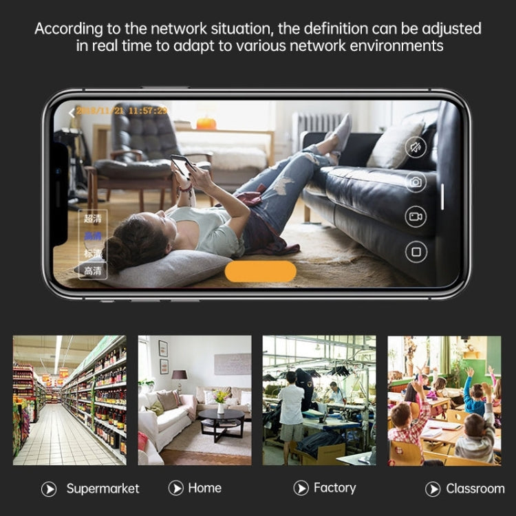 Registratore grandangolare wireless WiFi 1080P A9