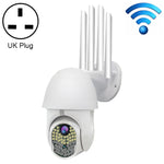 Telecamera IP WiFi 1080p PTZ con visione notturna e rilevamento
