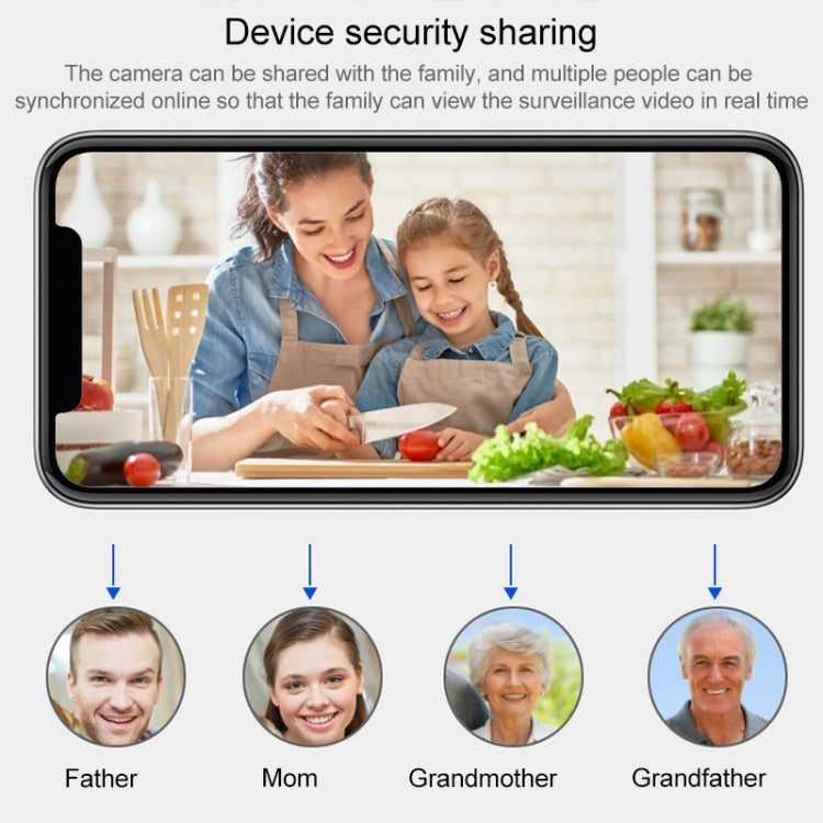 Telecamera IP WiFi 1080p PTZ con visione notturna e rilevamento - immagine 15