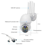 Telecamera IP WiFi 1080p PTZ con visione notturna e rilevamento - immagine 4