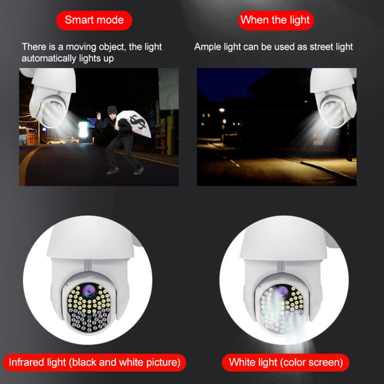 Telecamera IP WiFi 1080p PTZ con visione notturna e rilevamento - immagine 9