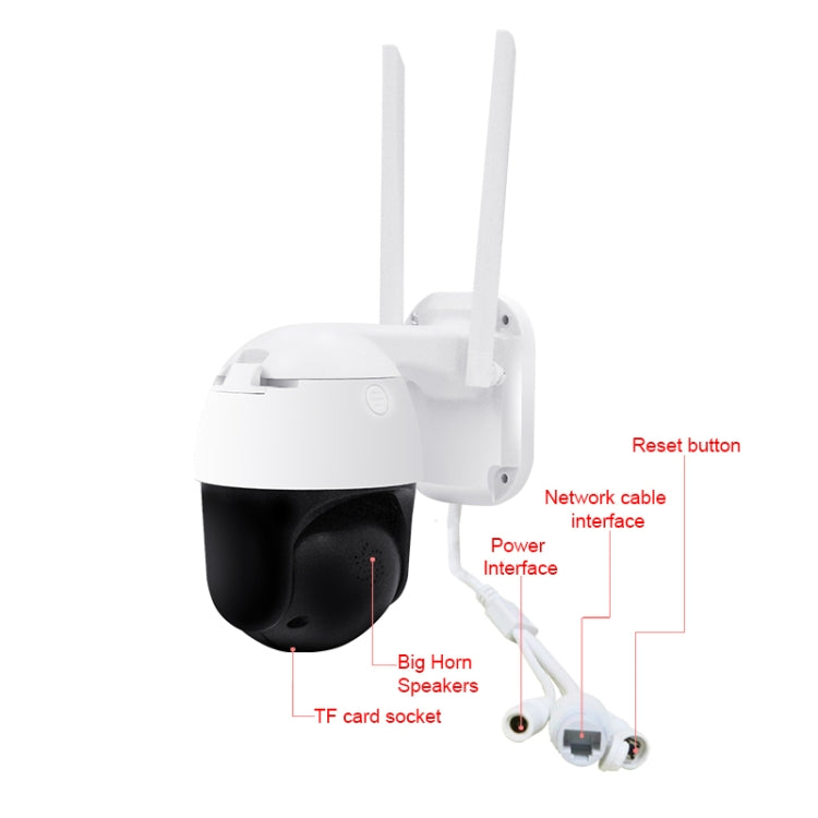 Telecamera IP PTZ WiFi QX36 1080p con rotazione a 360° - immagine 6