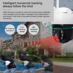 Telecamera IP PTZ WiFi QX36 1080p con rotazione a 360° - immagine 11