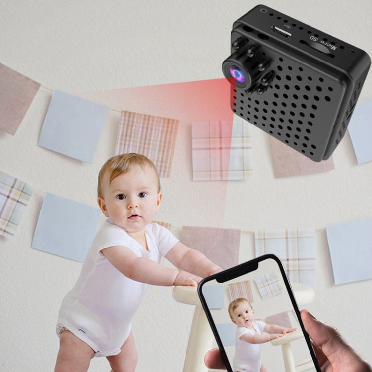 Mini telecamera di sicurezza WiFi W18 1080P con visione notturna - immagine 15