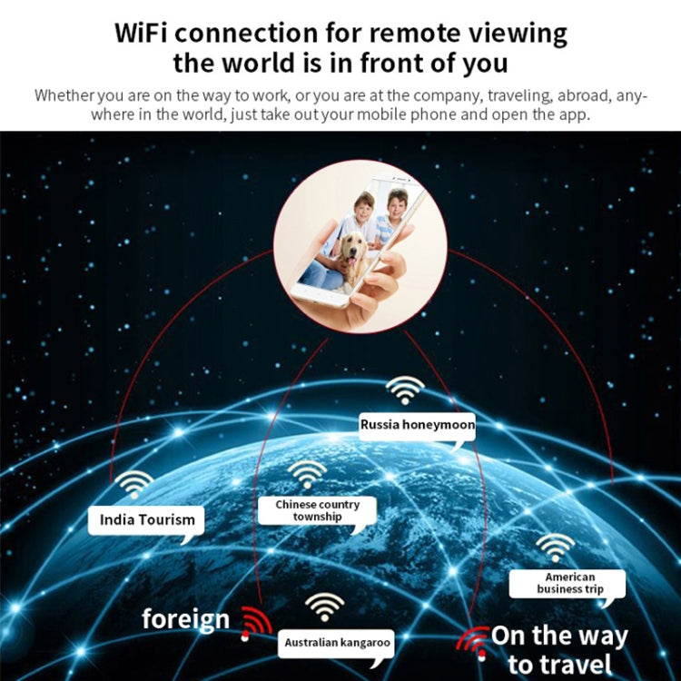 Mini telecamera di sicurezza WiFi W18 1080P con visione notturna - immagine 16