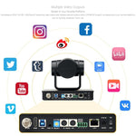 Feelworld UHD4K12X Telecamera PTZ 4K Zoom ottico 12X
