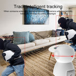 Telecamera di sicurezza WiFi panoramica 1080p con scheda TF 32 GB - immagine 4