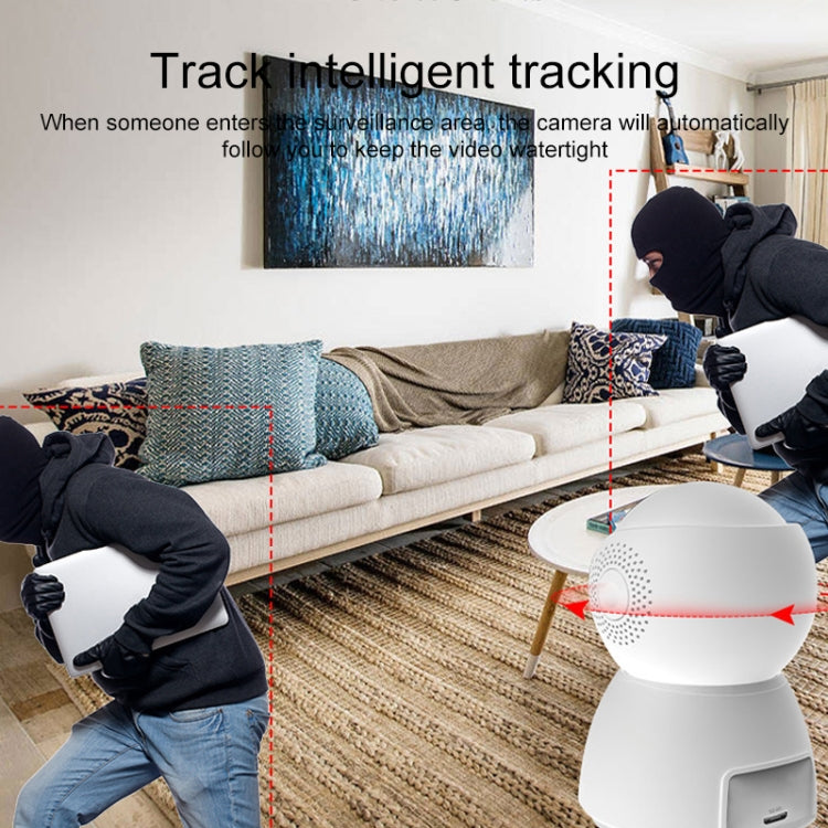 Telecamera di sicurezza WiFi panoramica 1080p con scheda TF 32 GB - immagine 4