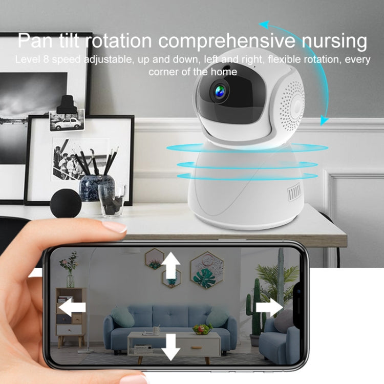 Telecamera di sicurezza WiFi panoramica 1080p con scheda TF 32 GB - immagine 5