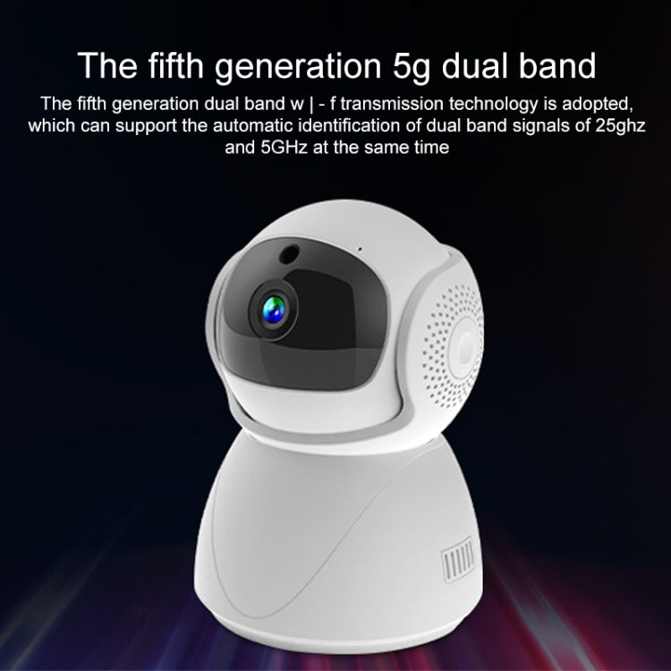 Telecamera di sicurezza WiFi panoramica 1080p con scheda TF 32 GB - immagine 8