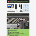 Telecamera IP PoE 1080p 533H2 con visione notturna e app - immagine 5