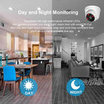 Telecamera dome IP 2MP 1080P con visione notturna fino a 20 m - immagine 7