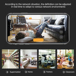 Mini telecamera WiFi A9 720P grandangolare, bianca o nera