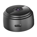 Mini telecamera WiFi A9 720P grandangolare, bianca o nera