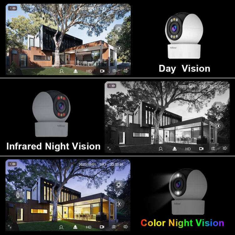 SriHome SH046 Telecamera di sicurezza wireless FHD 4MP