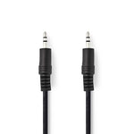 Cavo audio stereo maschio 3,5 mm - 2 metri nero