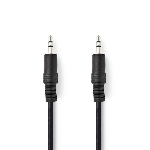 Cavo audio stereo maschio 3,5 mm - 2 metri nero
