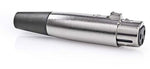 Connettore XLR femmina 3 pin metallo 25 pezzi