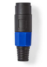 Connettore altoparlante femmina a 4 pin nero Nedis