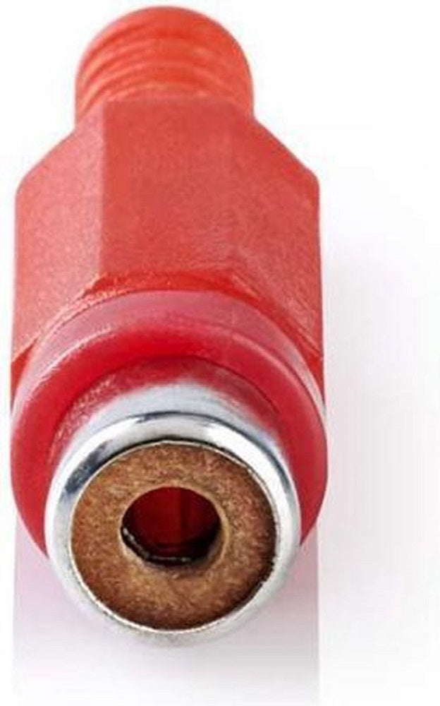 Connettore RCA femmina rosso confezione da 25 pezzi 5412810299652 CAVC24915RD ND2030