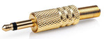 Connettore Jack Mono Maschio da 3,5mm placcato oro confezione 25 pezzi