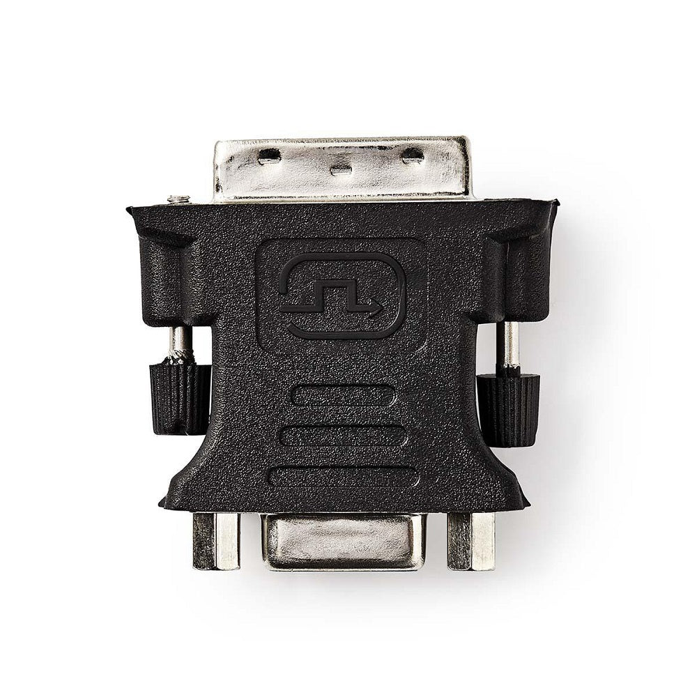 Adattatore video DVI-I 24+5-Pin Maschio a VGA Femmina 15p nero