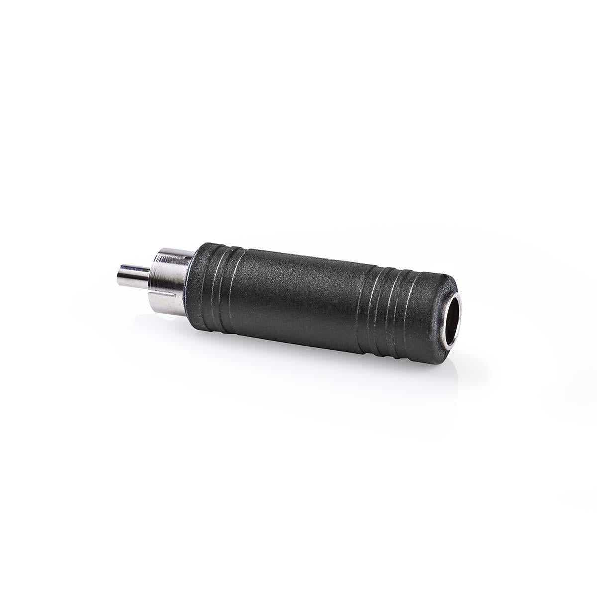 Adattatore audio mono Maschio RCA - Femmina da 6,35 mm 10 pezzi Nero CAGP24933BK 5412810298617 ND2746