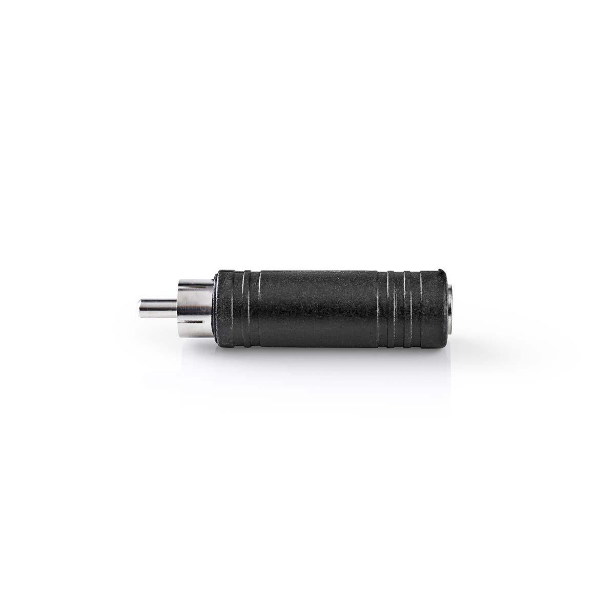 Adattatore audio mono Maschio RCA - Femmina 6,35 mm nero 10 pezzi