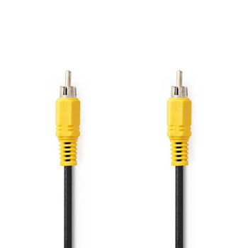 Cavo video composito RCA maschio 5m nero