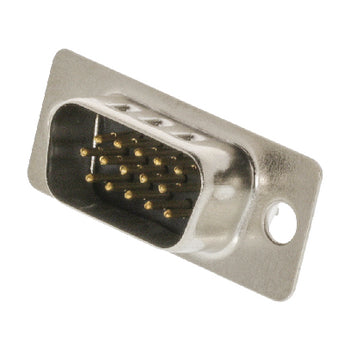 Connettore VGA D-Sub High Density maschio 15 pin in metallo