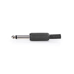 Connettore Jack Mono Maschio da 6,35 mm confezione da 25 pezzi Nero CAVC23980BK 5412810299454 ND3766