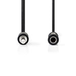Cavo Audio Stereo Maschio da 3,5mm-Femmina da 6,35mm 0.2m Nero CAGP22550BK02 5412810280933 ND3780