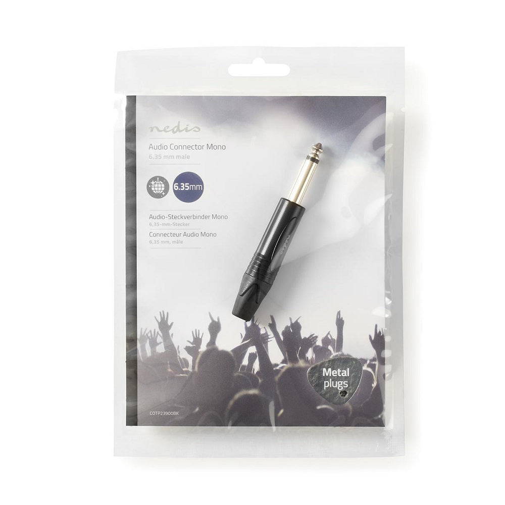 Connettore audio mono maschio da 6,35mm Nedis