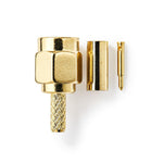 Connettore SMA maschio per cavi RG174 placcato oro 2 pezzi