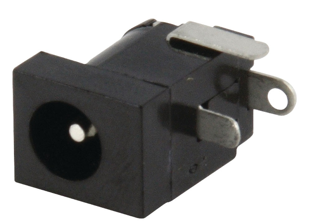 Spina di alimentazione femmina nero diametro 6mm Lumberg