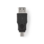 Adattatore USB 2.0 Mini 5 pin maschio a femmina nero